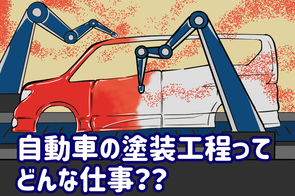 自動車製造の塗装工程ってどんな作業？仕事内容や職場環境、年収について詳しく解説