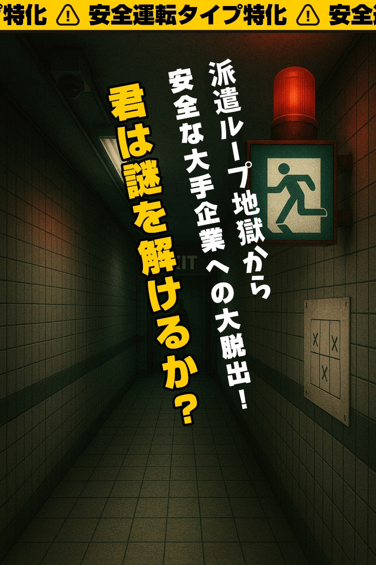 覇権地獄から安全な大手企業への大脱出！君は謎を解けるか？